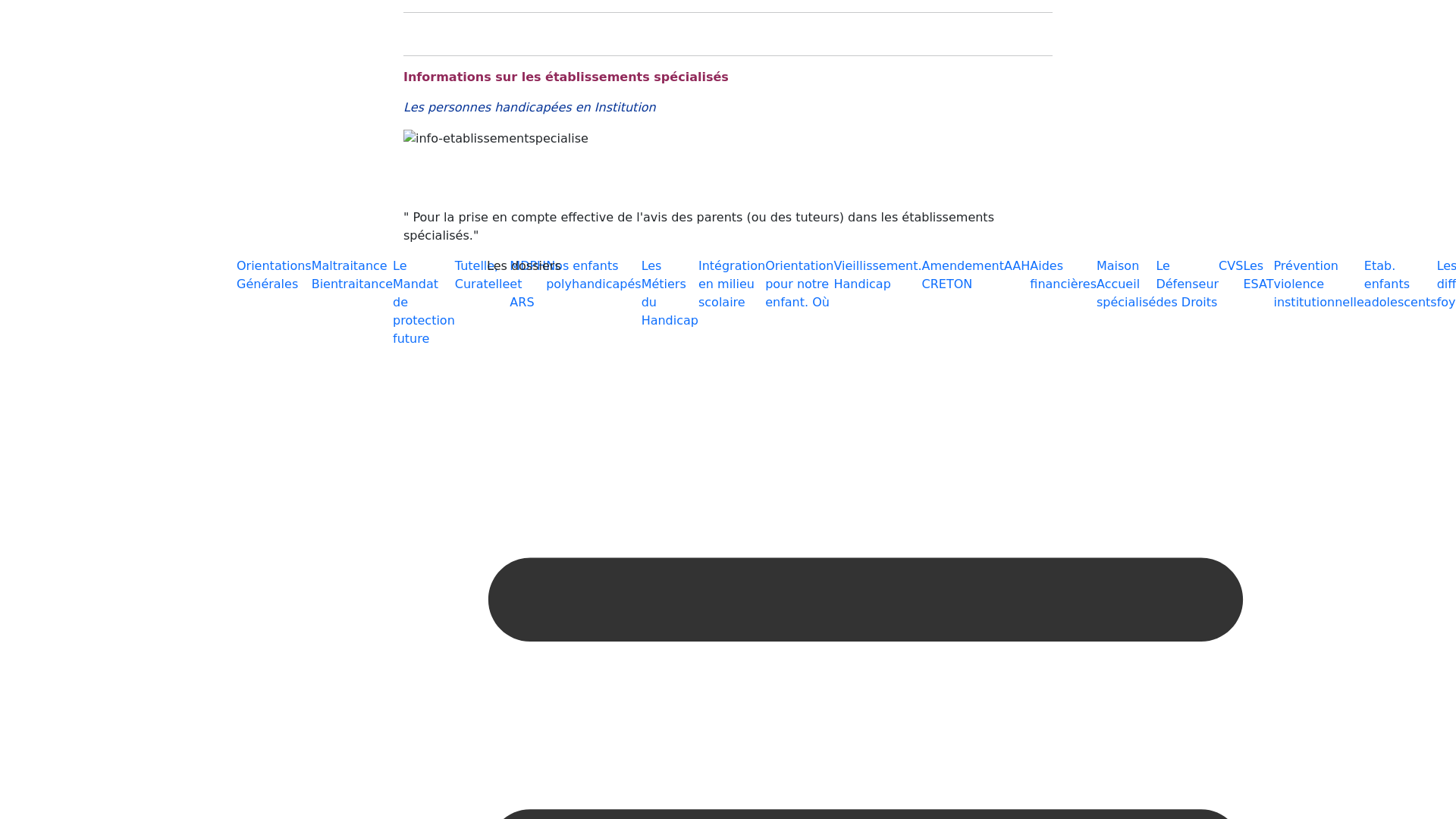 Capture d'écran de Communiqués de presse de Info-etablissementspecialises. ANDEPHI