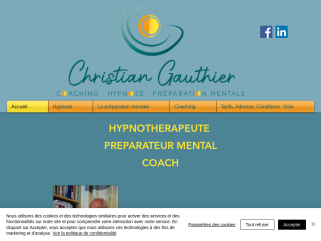 Site de préparateur mental, coaching, hypnose 