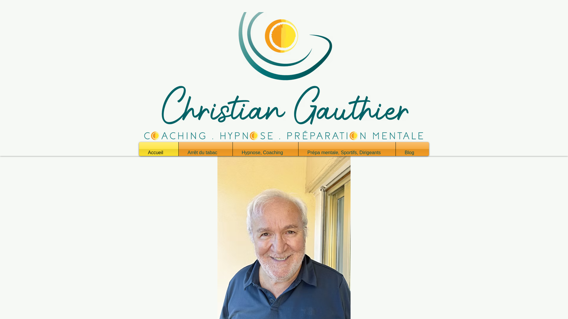 Capture d'écran de Site de préparateur mental, coaching, hypnose 