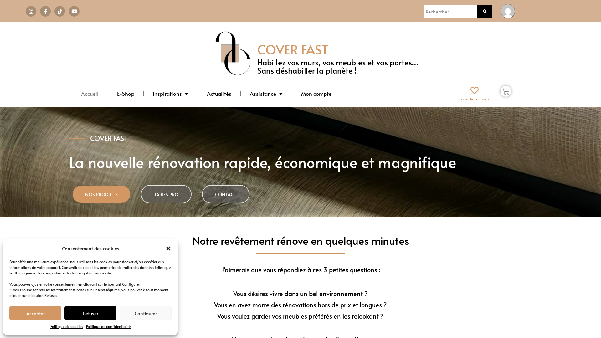 Capture d'écran de Revêtement adhésif d’intérieur montpellier, cover fast revêtement universel, 