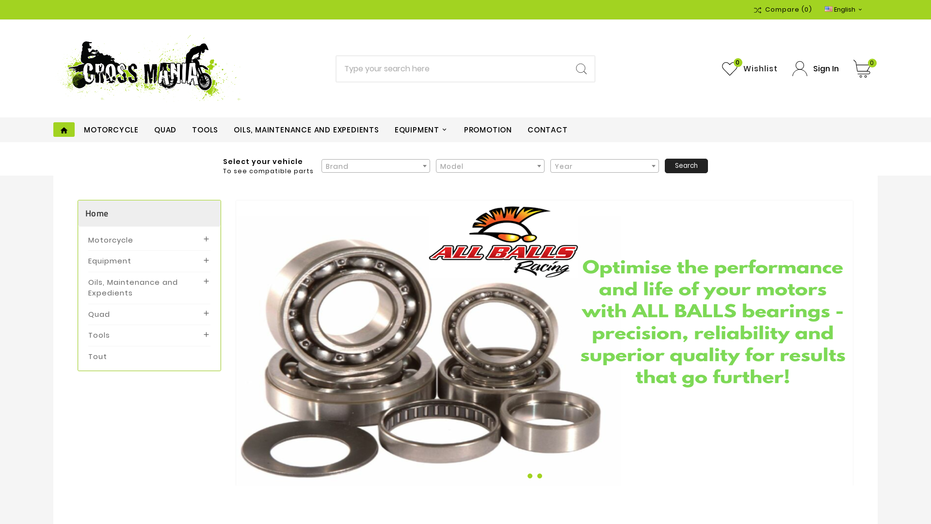 Capture d'écran de Cross-mania.com