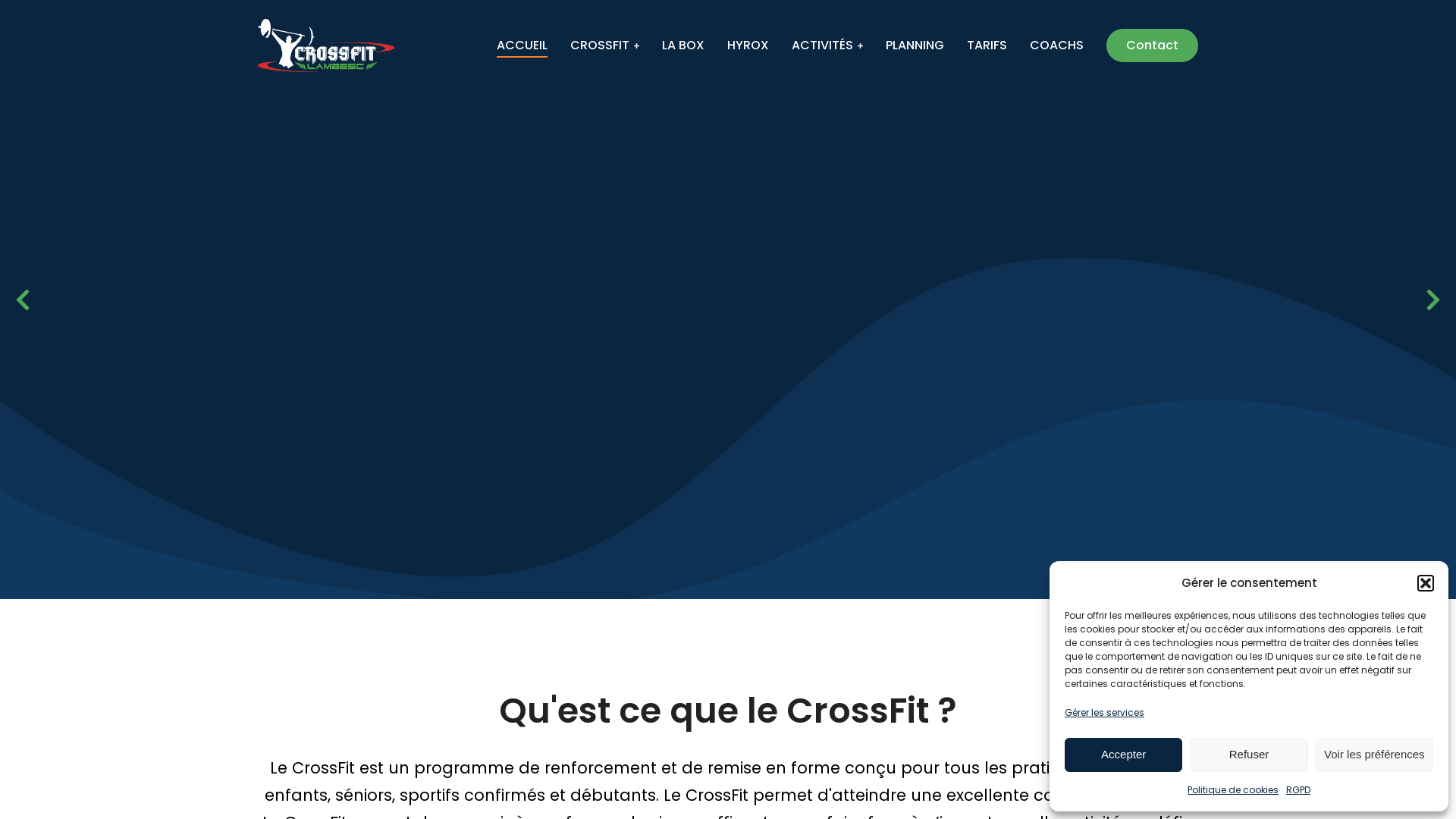 Capture d'écran de CrossFit LAMBESC, La BOX CrossFit Lambesc