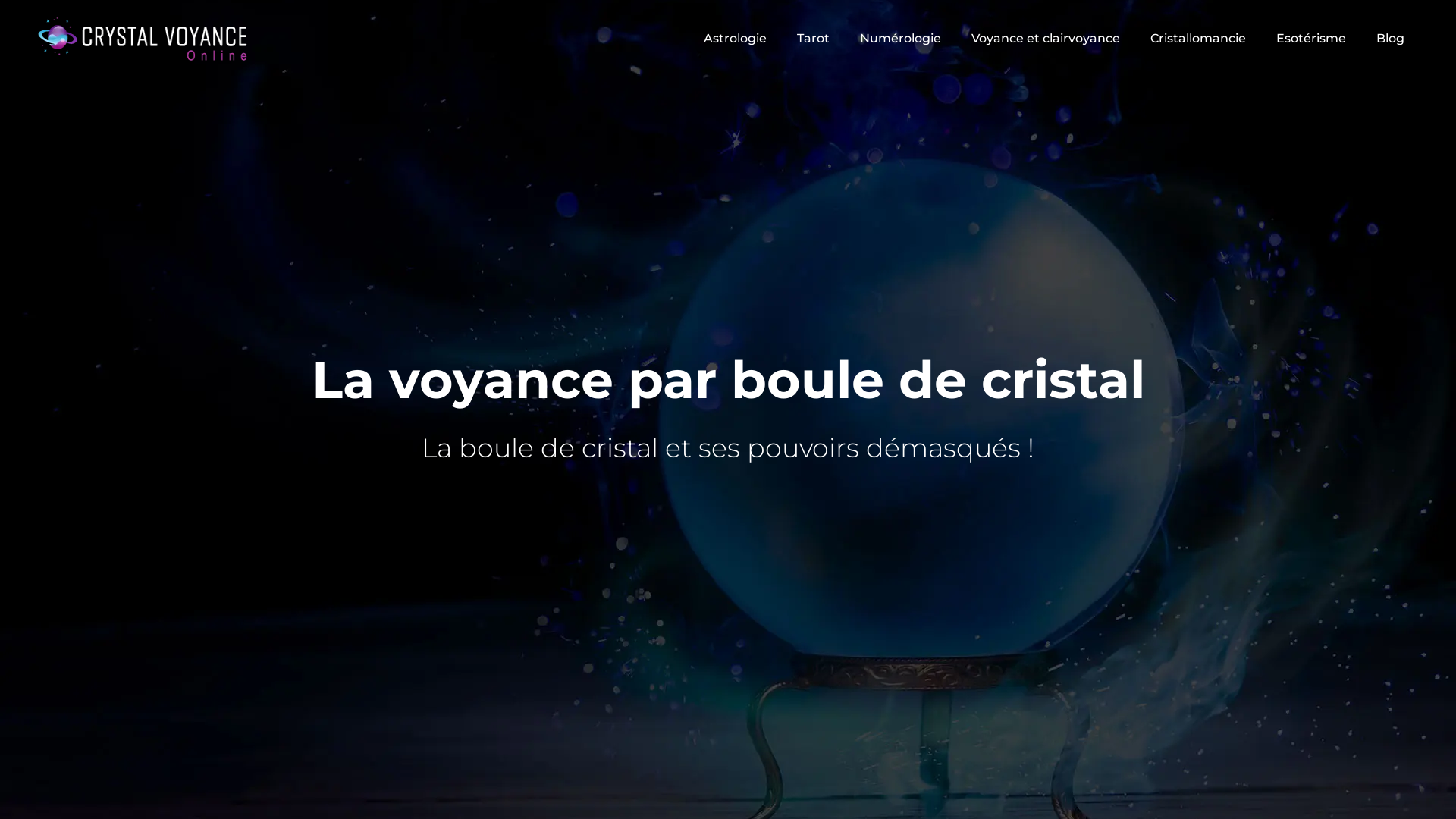 Capture d'écran de Crystal voyance online