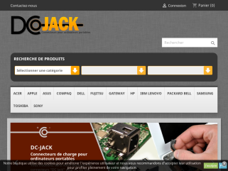 DCJACK.FR - BOUTIQUE DE CONNECTEUR DE CHARGE POUR ORDINATEURS PORTABLES