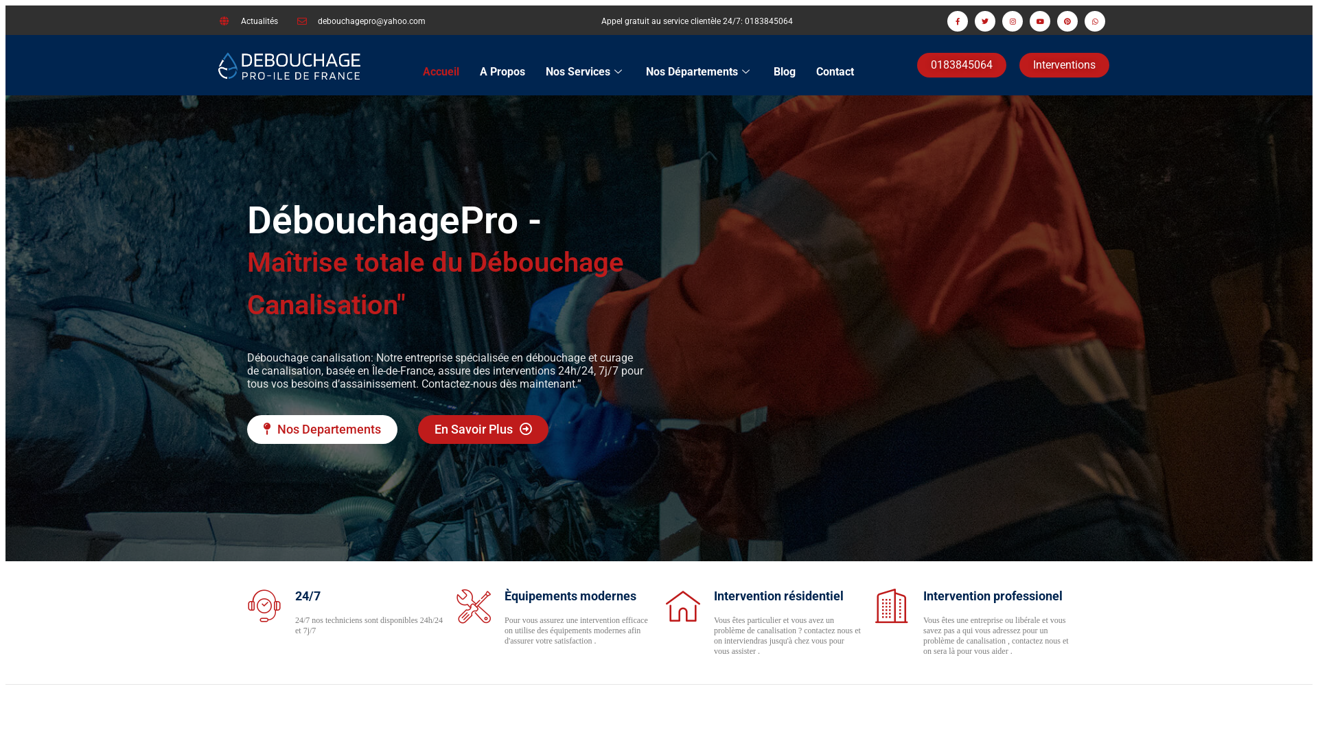 Capture d'écran de Débouchage canalisation 