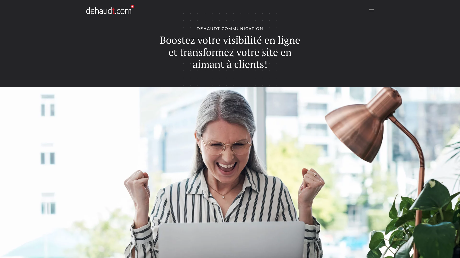 Capture d'écran de Dehaudt Communication