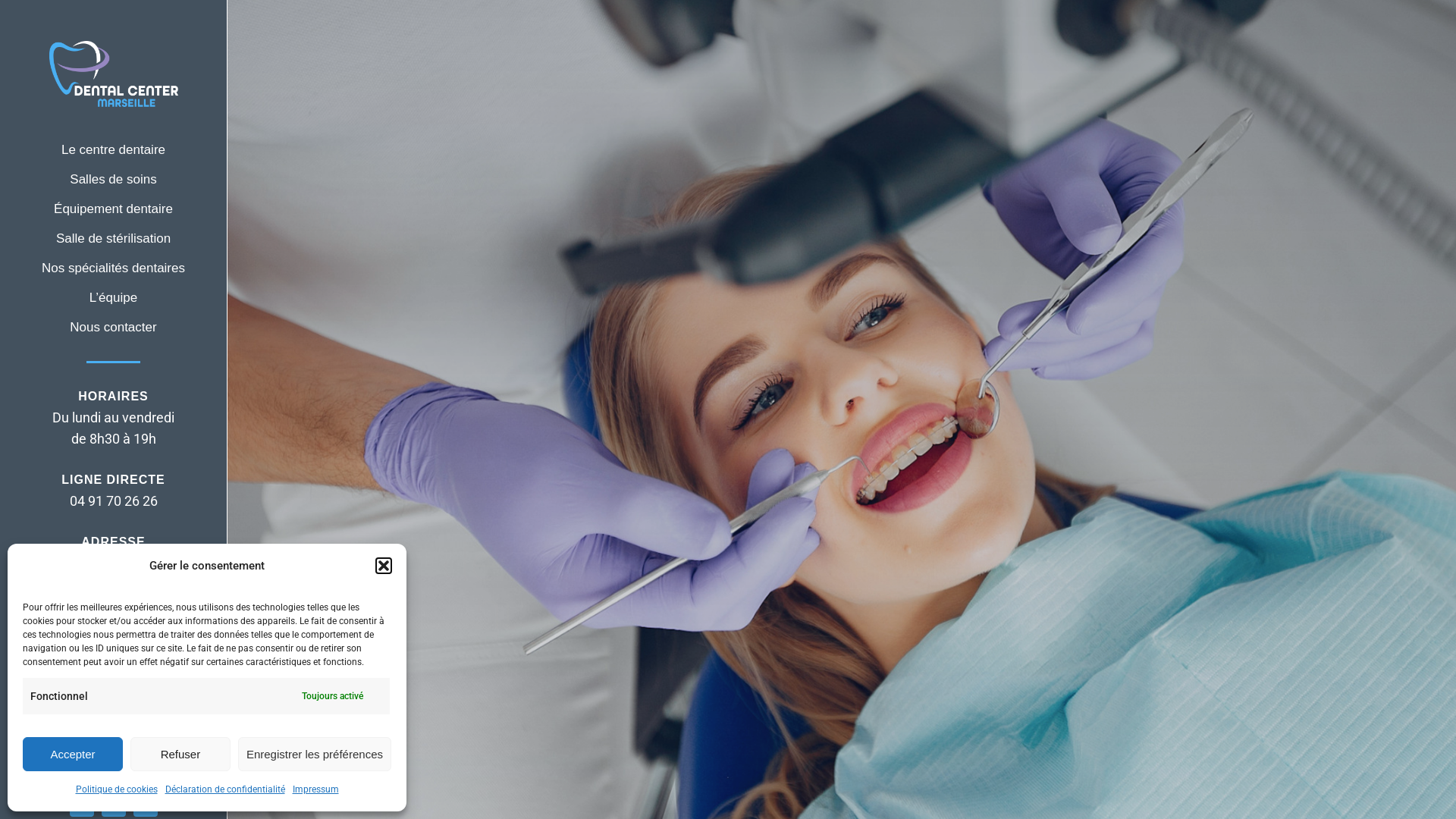 Capture d'écran de Dentiste, orthodontiste et centre dentaire à Marseille