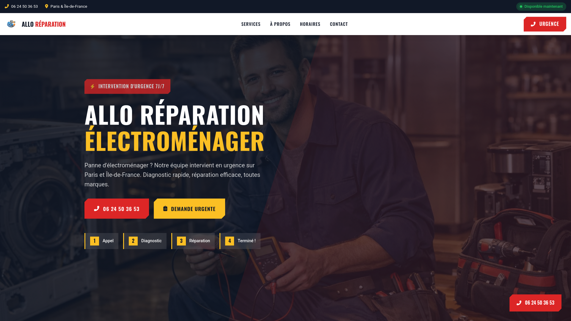 Réparateur électroménager