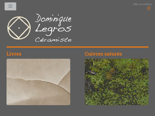 Dominique Legros  c&eacute;ramiste
