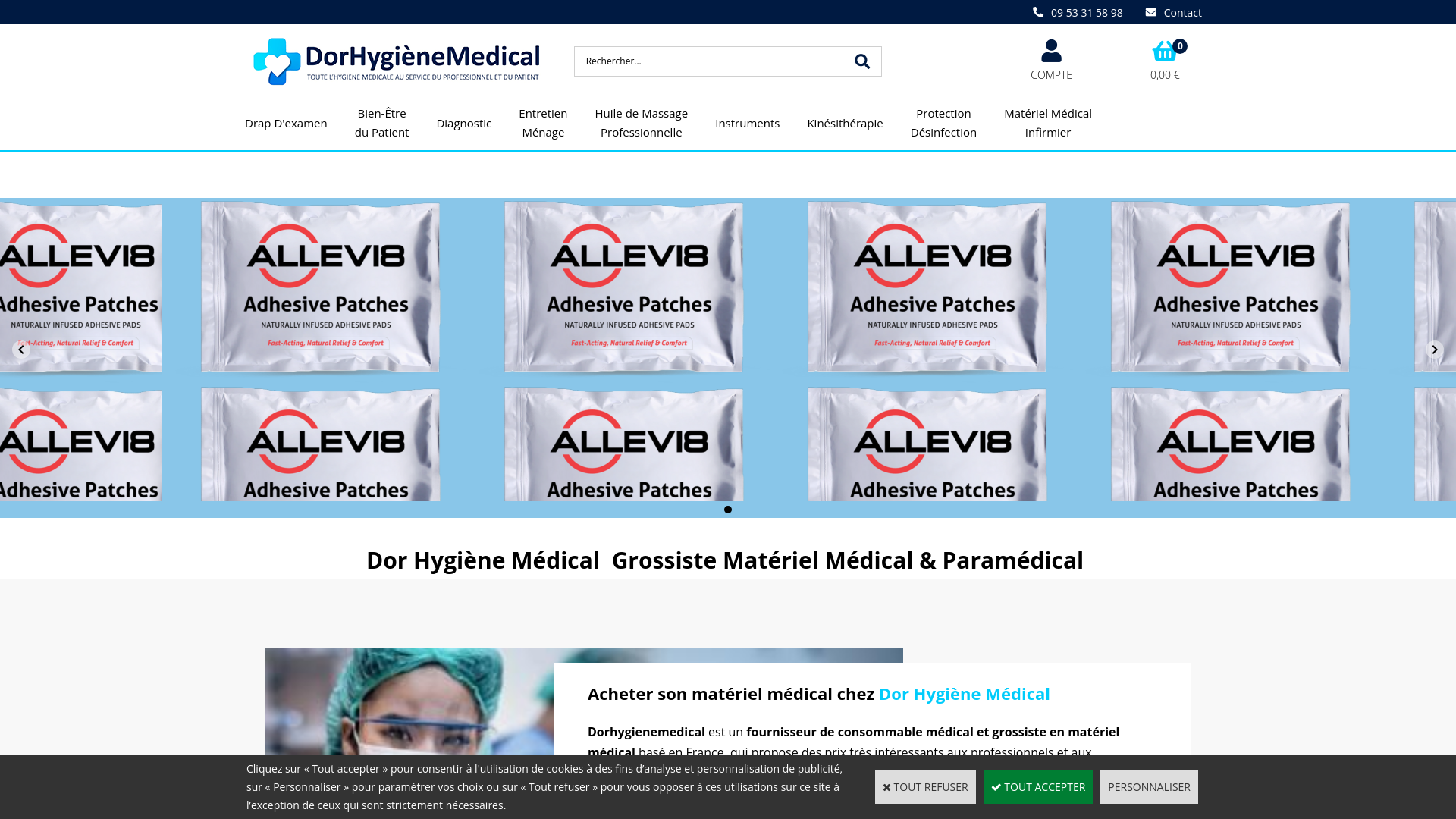 Capture d'écran de DOR HYGIENE MEDICAL