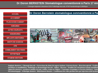 Dr Doron BERNSTEIN Stomatologue conventioné à Paris 17 
Tél : 01 42  28 08 21