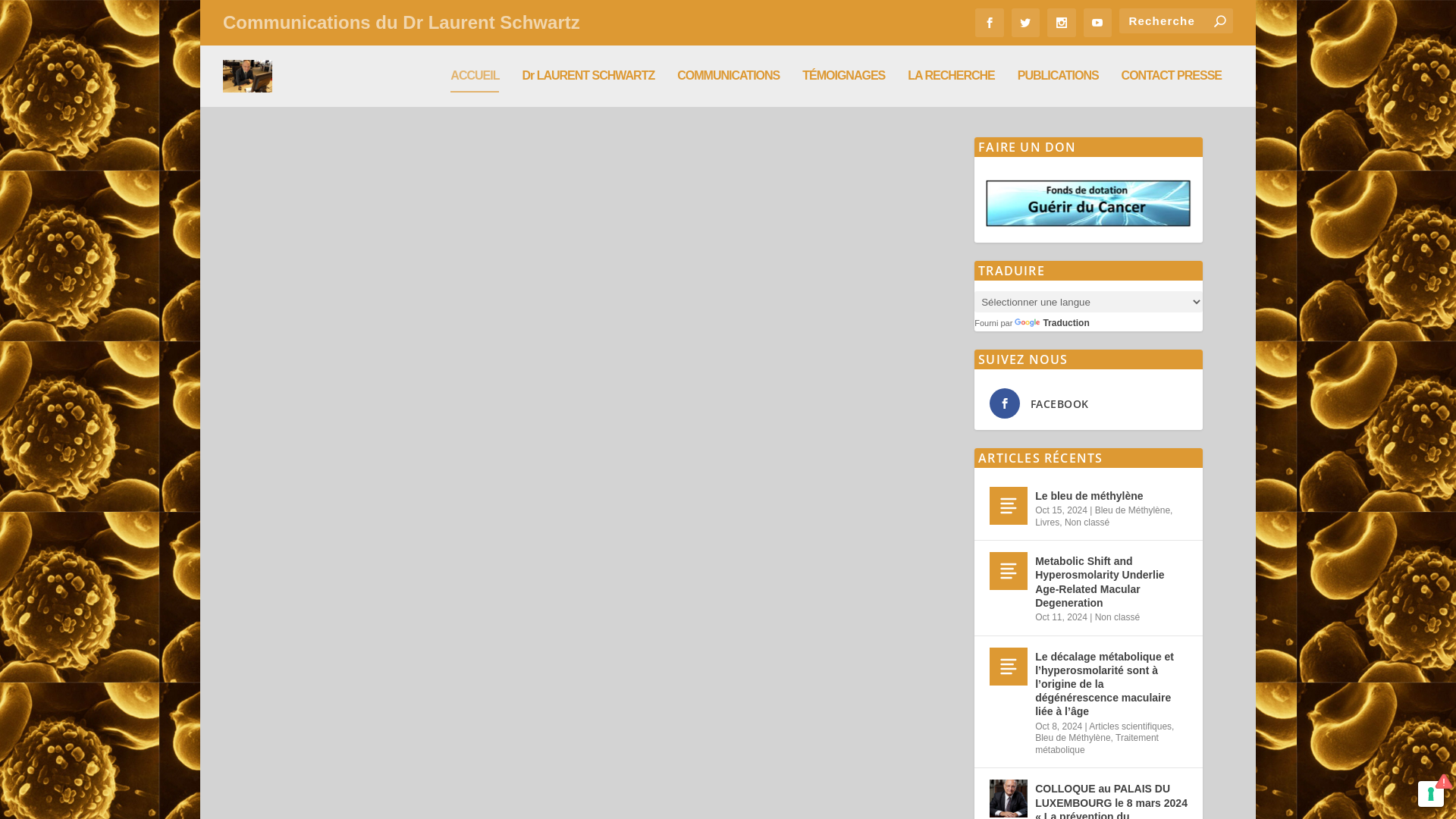 Capture d'écran de Site officiel du Docteur Laurent Schwartz