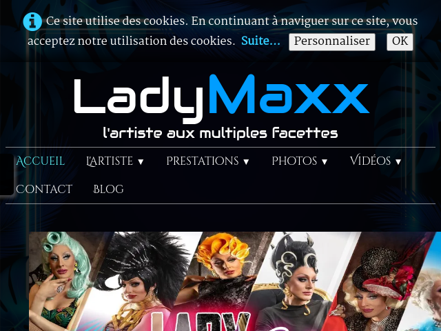 Drag queen lady maxx l'artiste