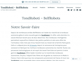 Robot pour tonte de jardin