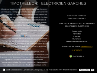 TIMOTHELEC ®
ÉLECTRICITÉ GÉNÉRALE
PARIS & ILE-DE-FRANCE