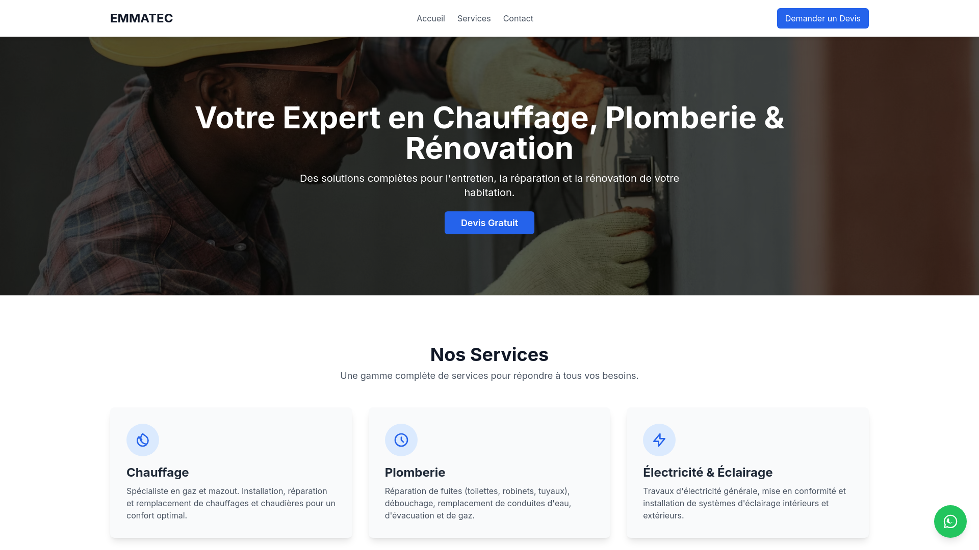 Capture d'écran de Rénovation, gros œuvre et finition