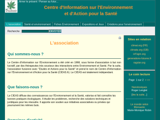 Centre d'information sur l'environnement et d'action pour la Santé