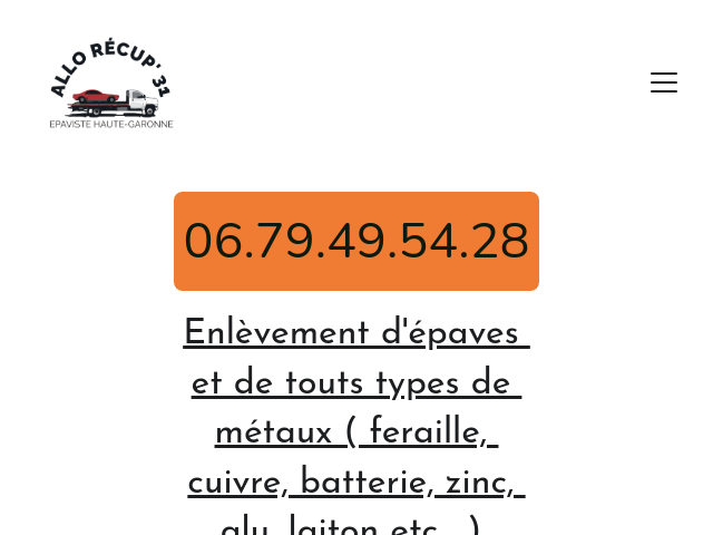 Capture d'écran de Allo Récup'31