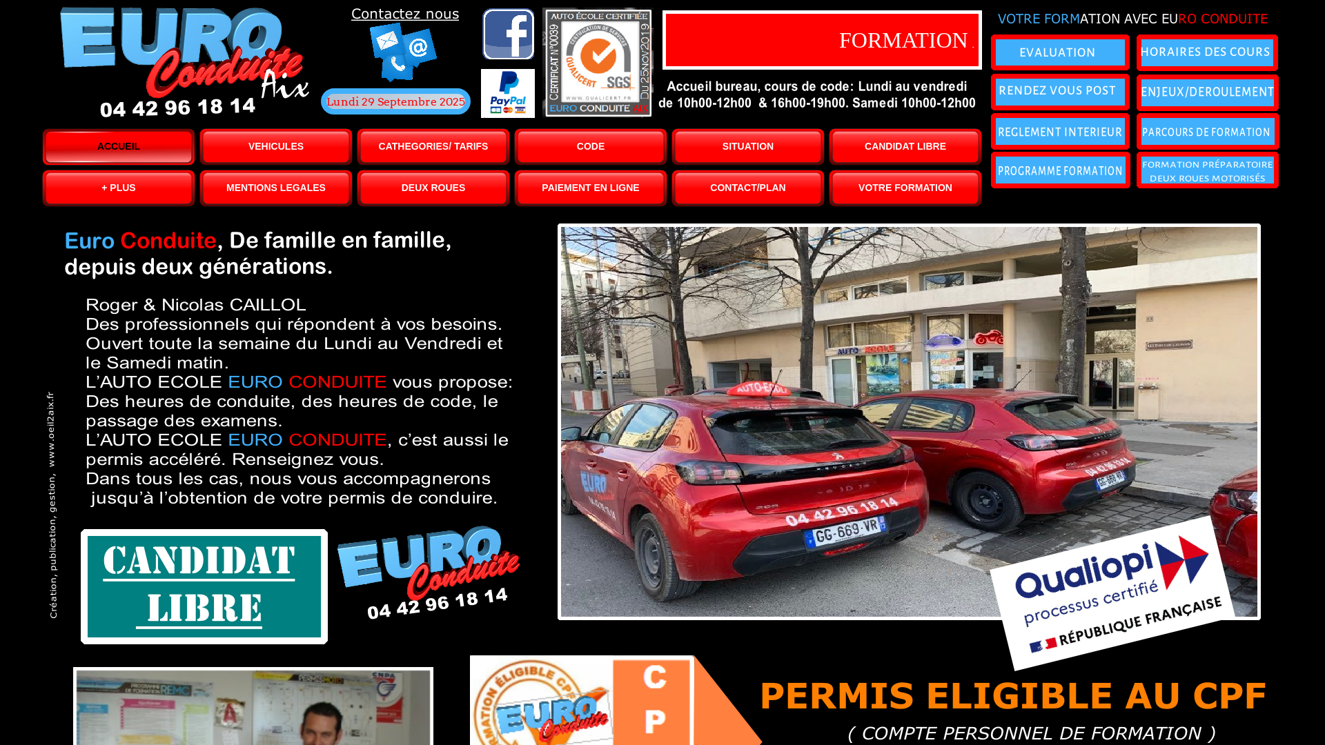 Capture d'écran de Euro conduite 