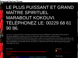 LE PLUS PUISSANT ET GRAND MAÎTRE SPIRITUEL MARABOUT KOKOUVI.