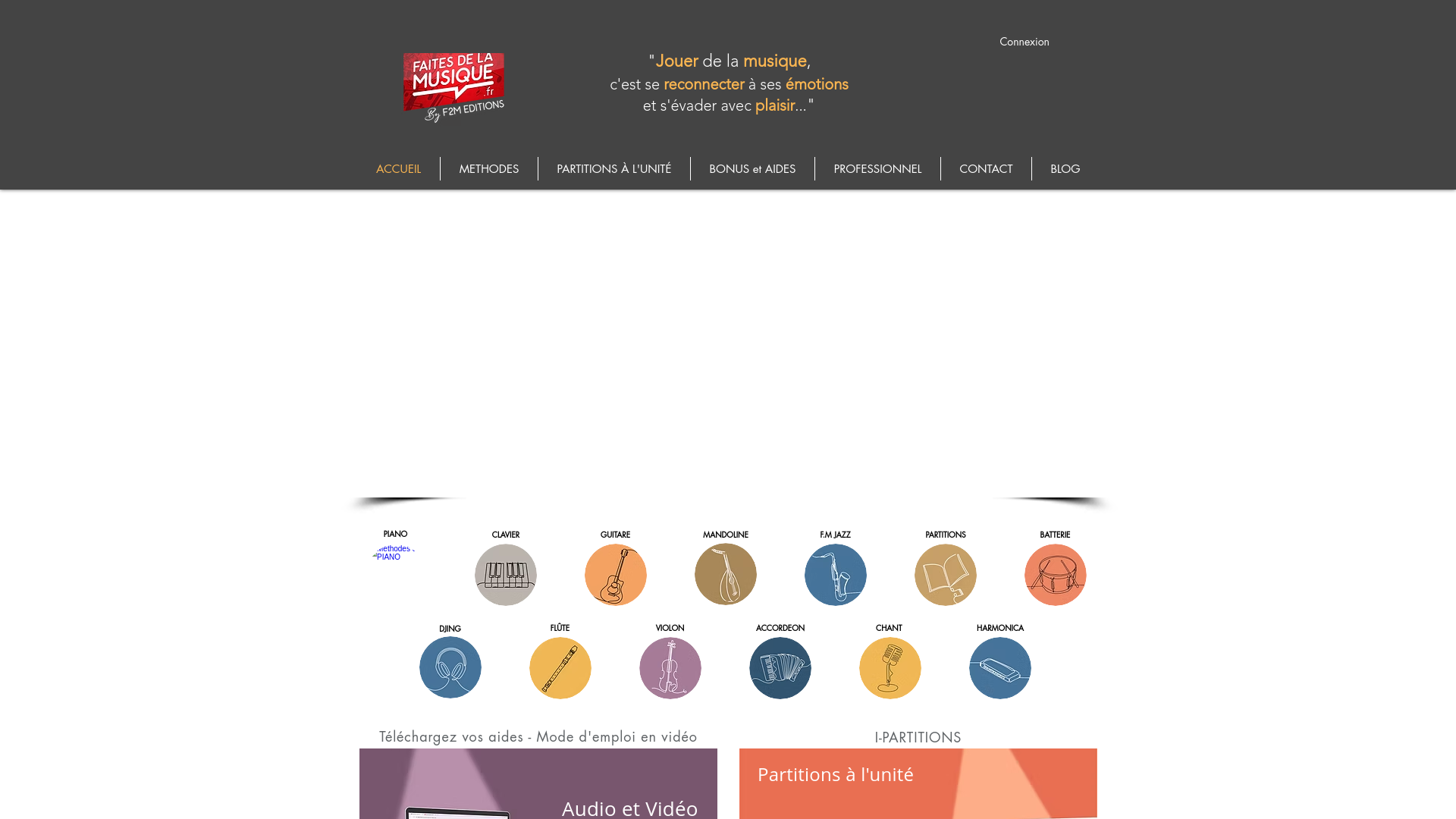 Capture d'écran de Une collection de méthodes pour apprendre la musique... tout simplement !