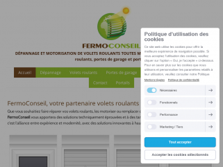 FERMOCONSEIL DEPANNAGE  ET MOTORISATION VOLET ROULANT porte de garage et portail