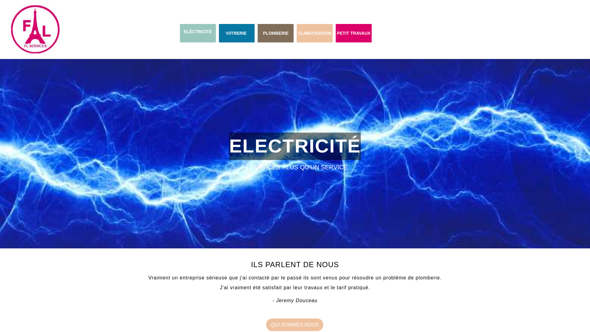 Capture d'écran de Climatisation Plomberie Electricité Petits travaux