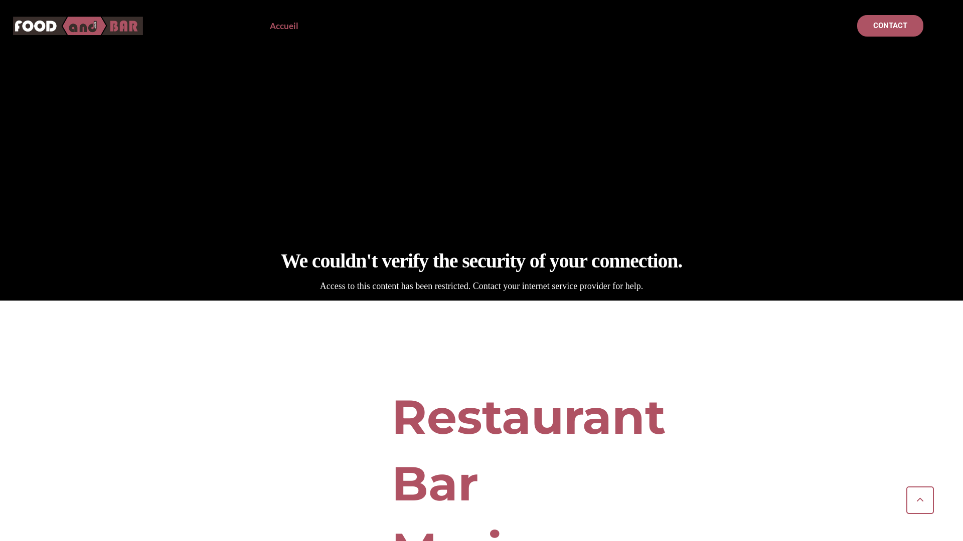 Capture d'écran de Food and Bar vous offre une solution innovante pour la location de container adapté à tout événement, ainsi que la location de camion frigorifique et réfrigéré sur le 09, 31 et 66.