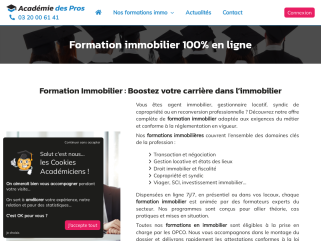 Formation immobilier