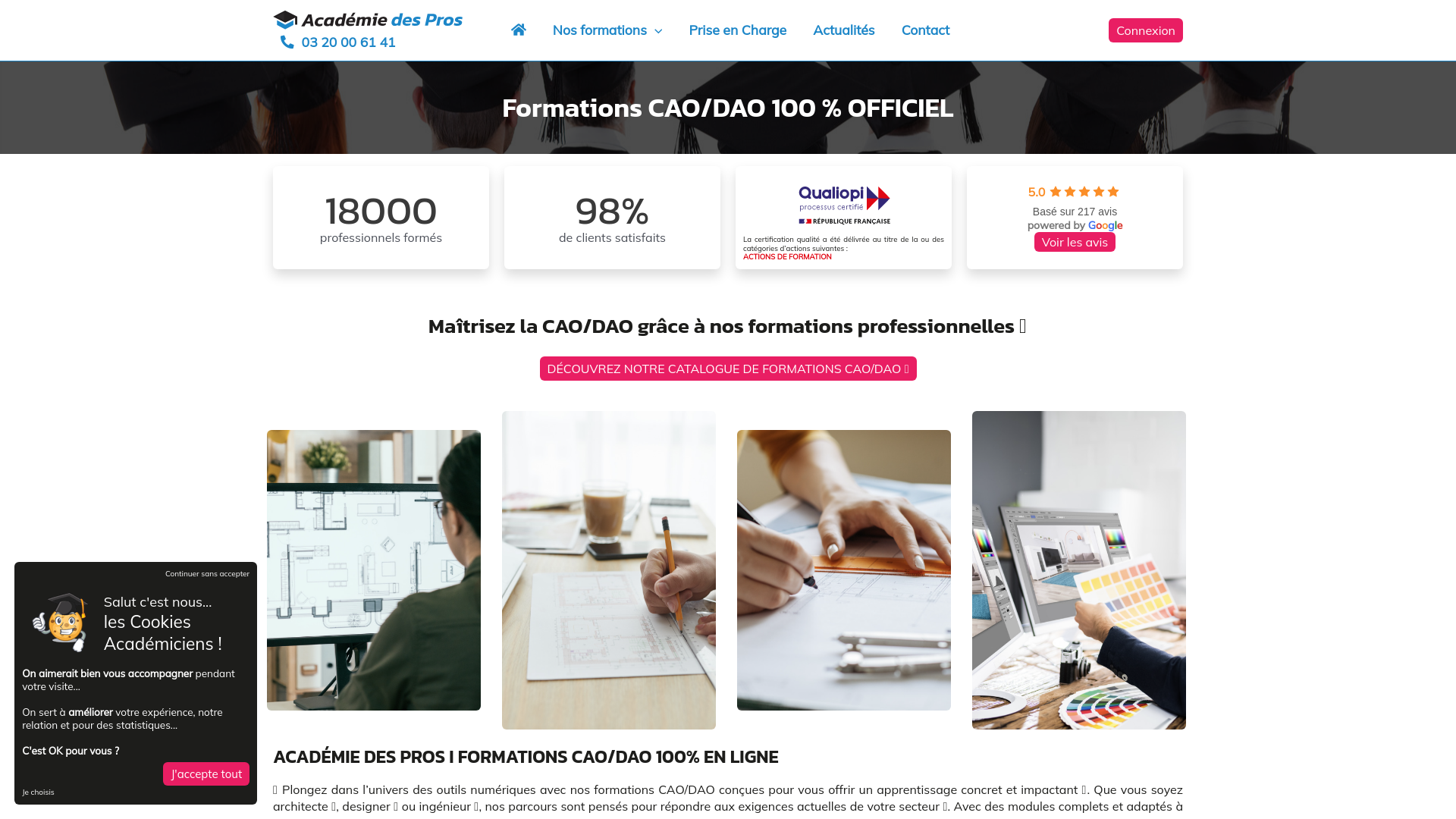 Formations CAO/DAO 100 % OFFICIEL