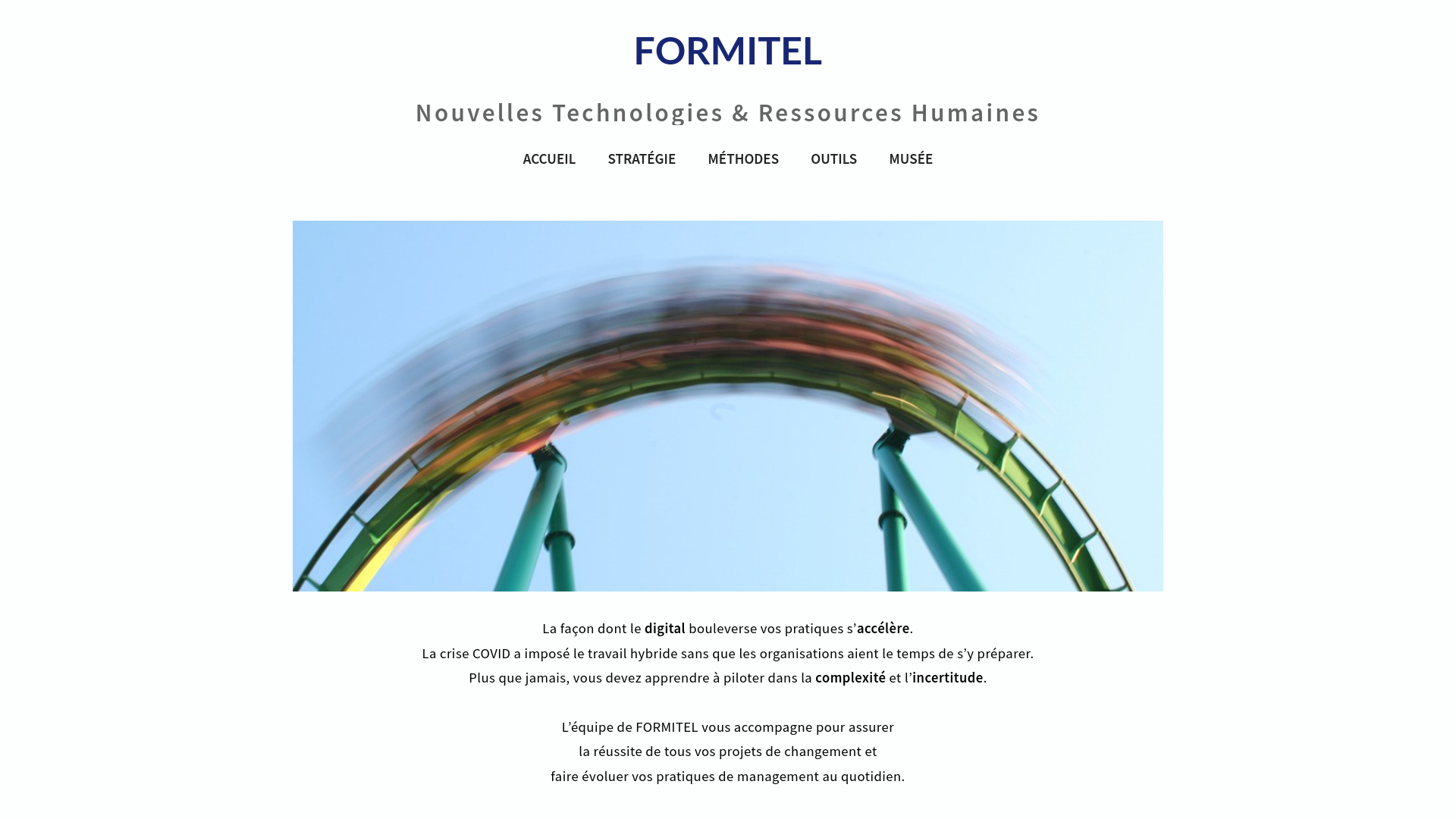 Capture d'écran de Présentation des activités de FORMITEL