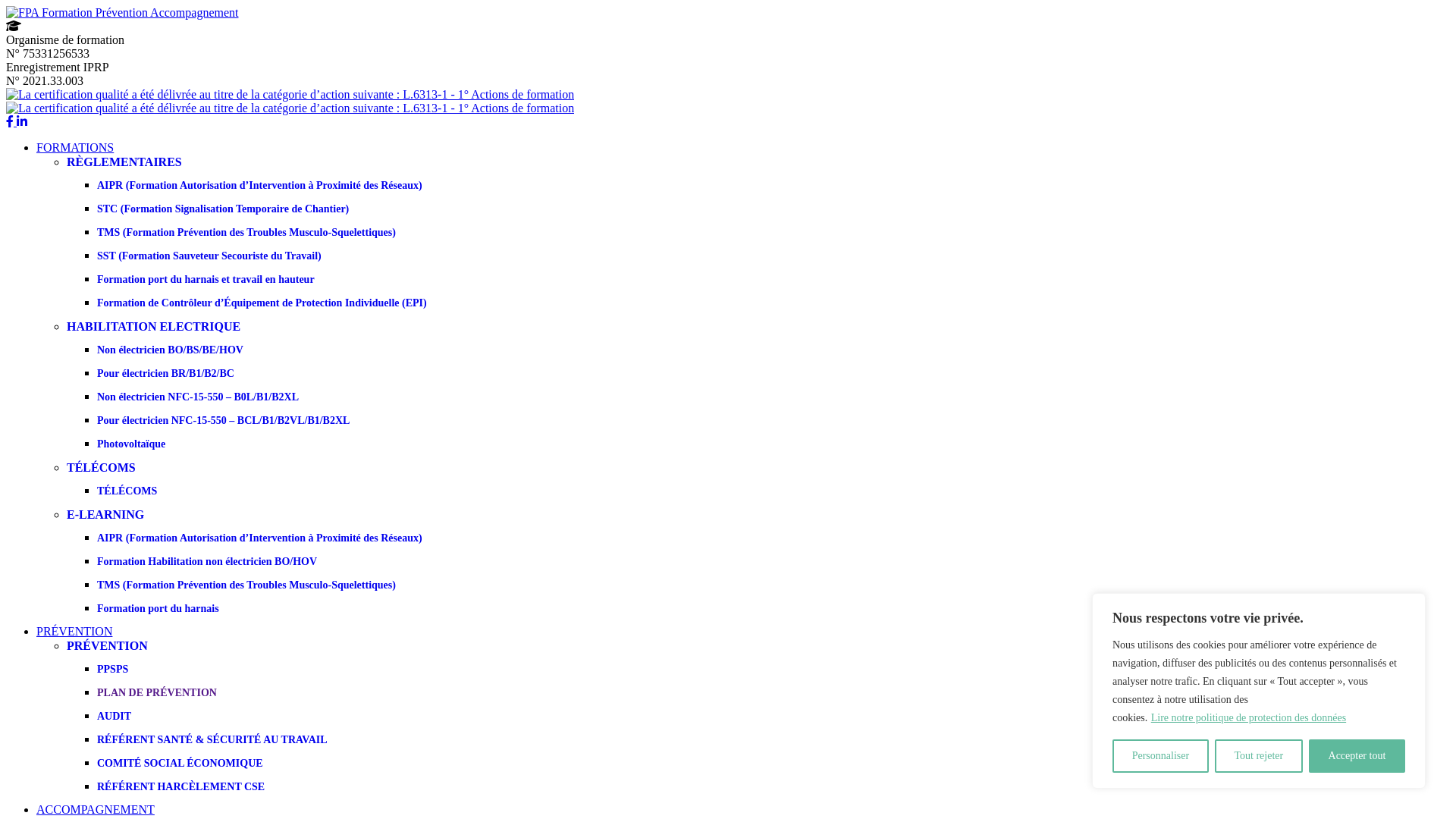 Capture d'écran de La sécurité en entreprise