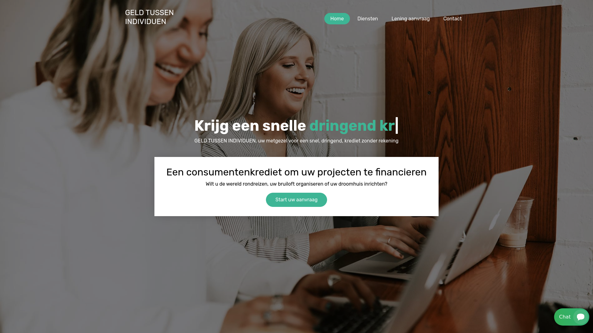 Capture d'écran de Snel & Verantwoord Geld Lenen – Persoonlijke Lening België & Nederland