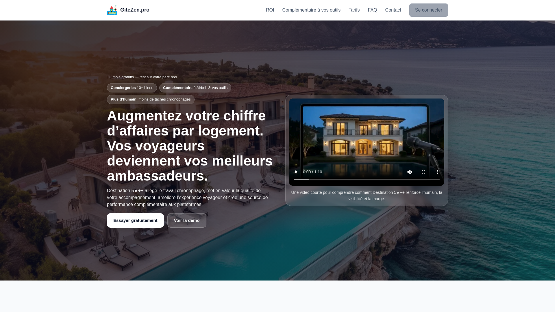 Optimisez l'accueil voyageurs avec GiteZen Pro.
