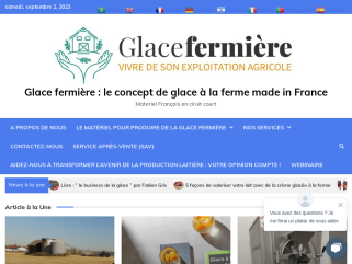 Glace fermière, vous aide dans votre projet de glace à la ferme : made In France.