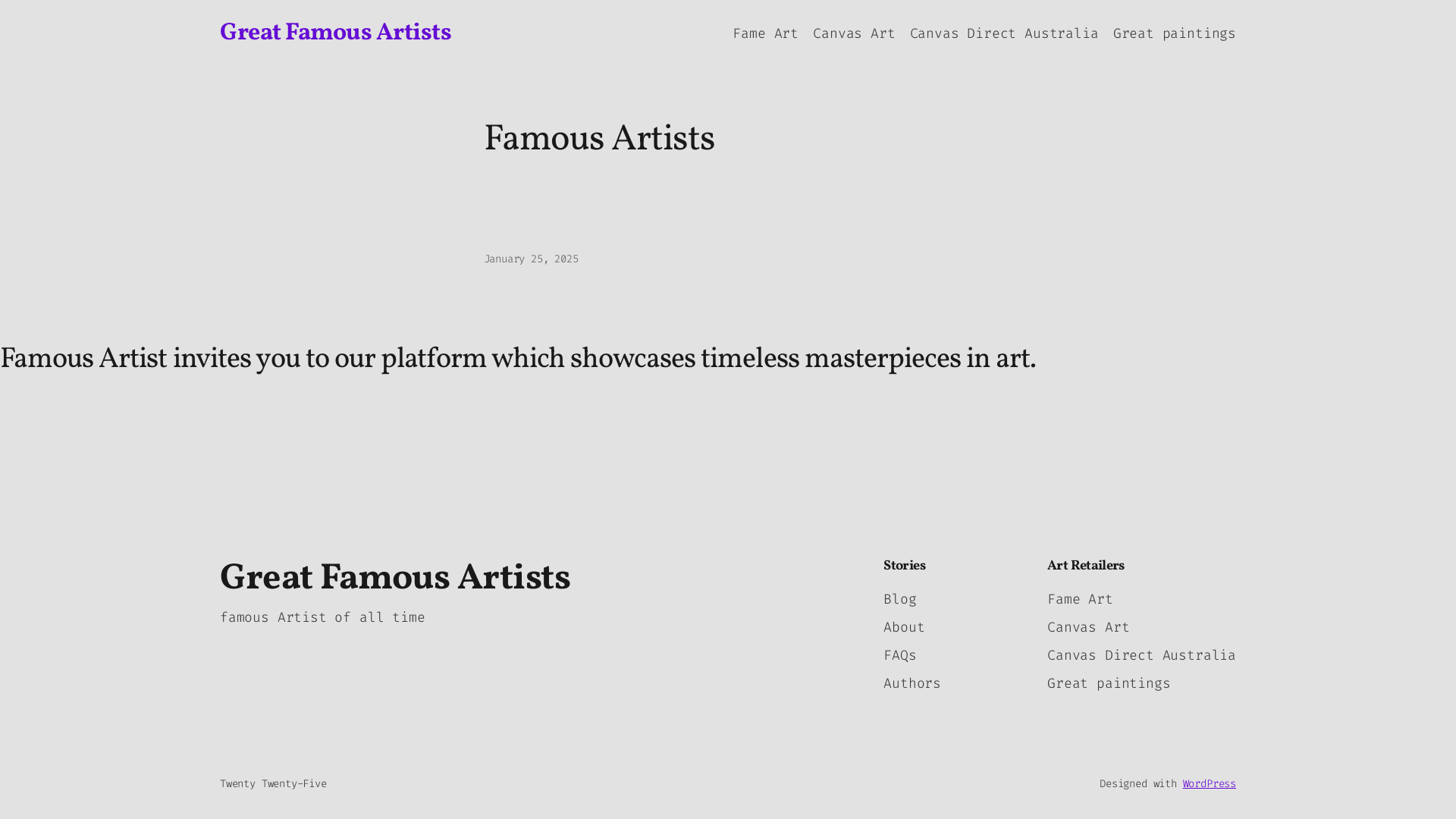 Capture d'écran de Peintre indépendant, maître insoumis, grands peintres célèbres