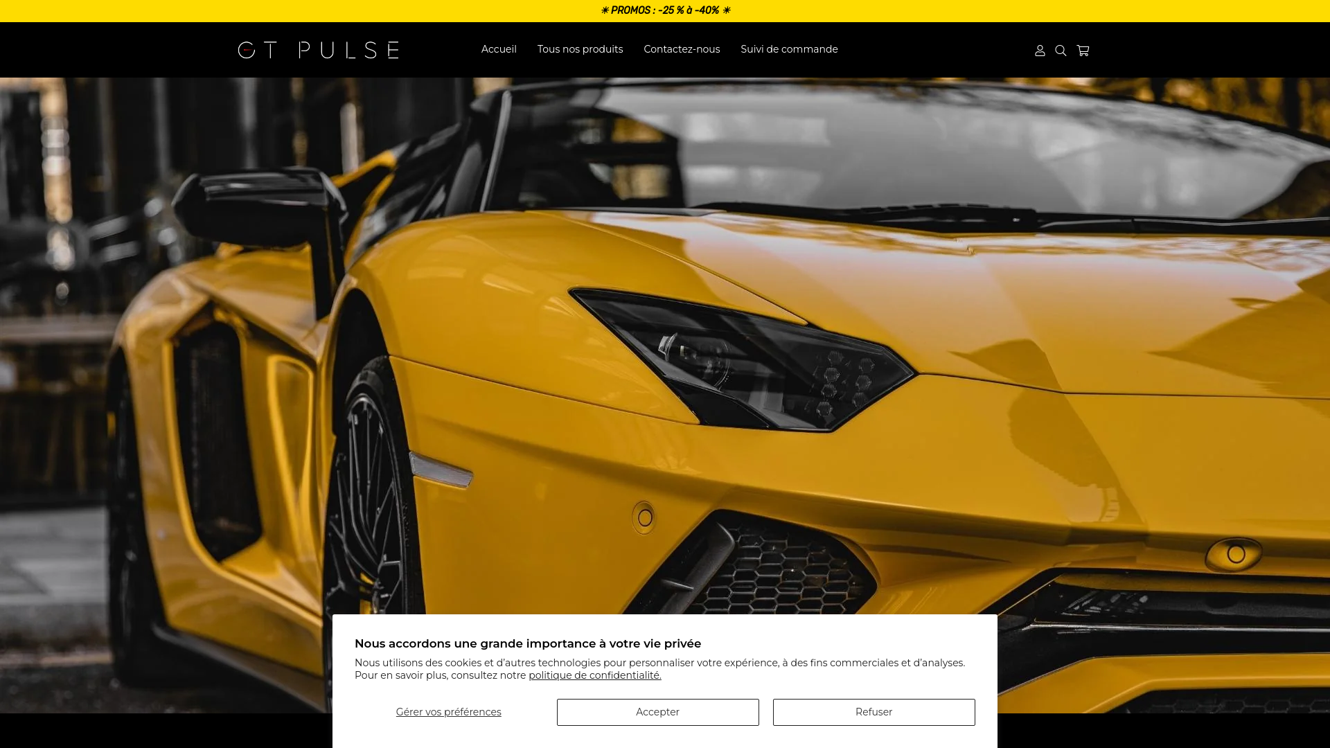 Capture d'écran de Boutique de montres typées jantes de voitures