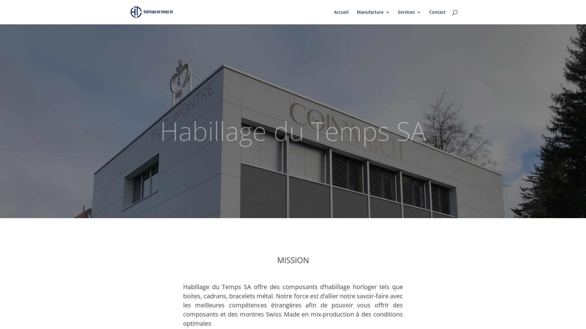 Capture d'écran de Sourcing composant horloger, montre, production industriel, mécanique de précision