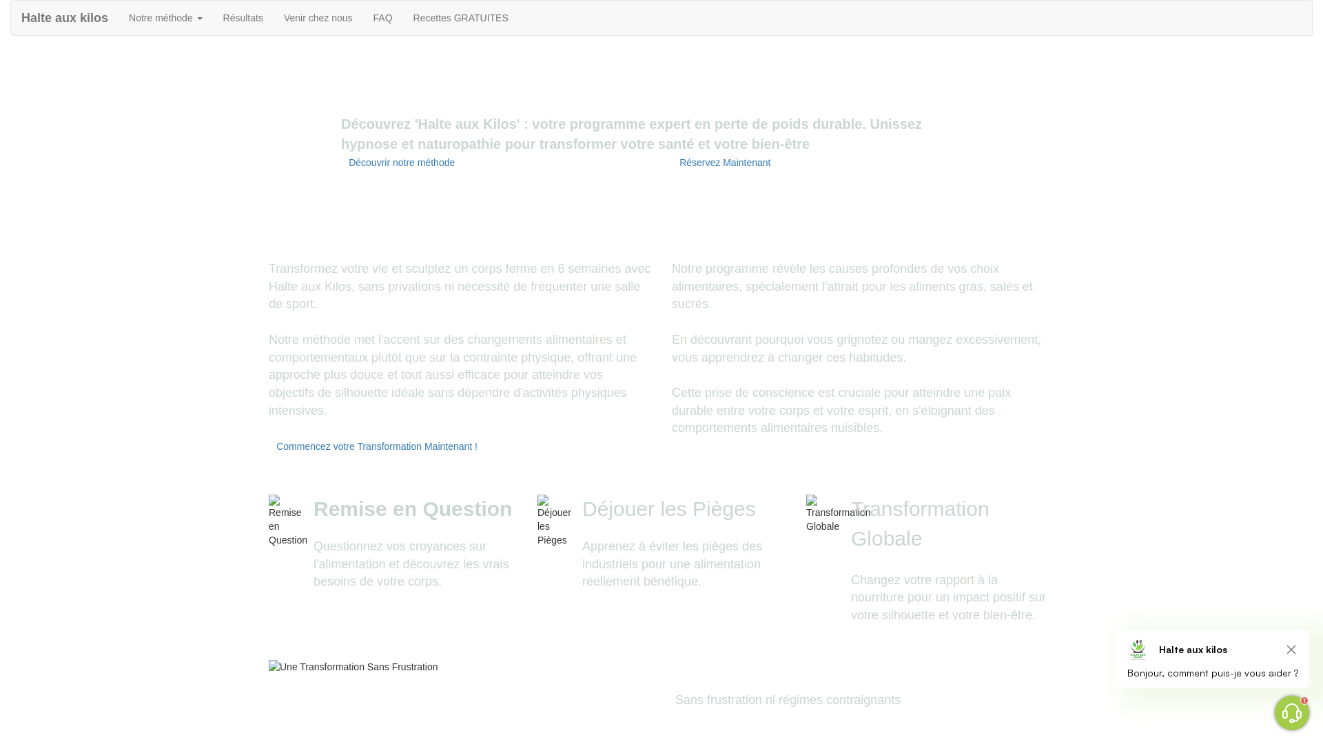 Capture d'écran de Halte aux kilos, une méthode SIMPLE, EFFICACE & NATURELLE mincir sans frustration ! 