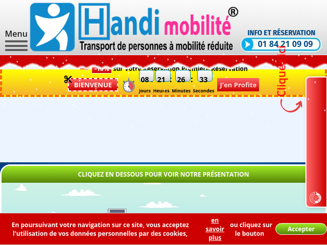 Capture d'écran de Transport Handicapé et Personnes Âgées