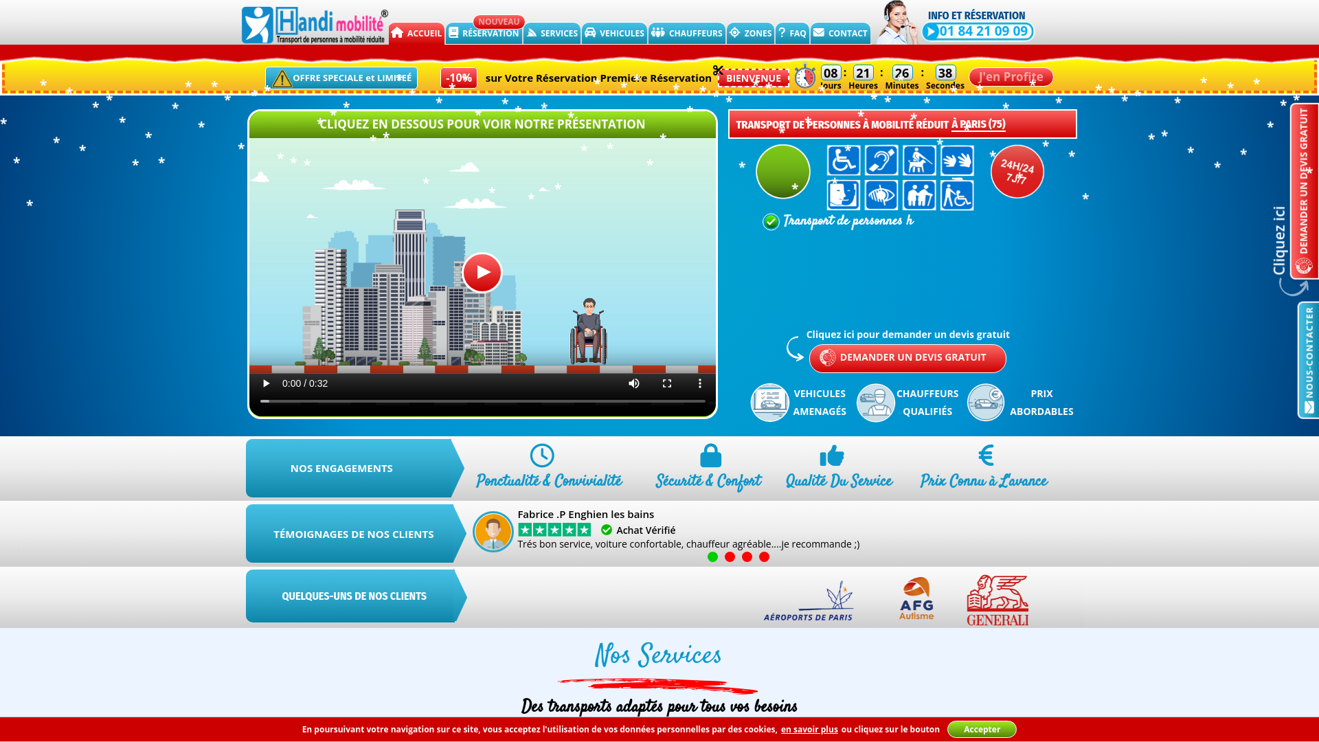 Capture d'écran de Transport Handicapé et Personnes Âgées