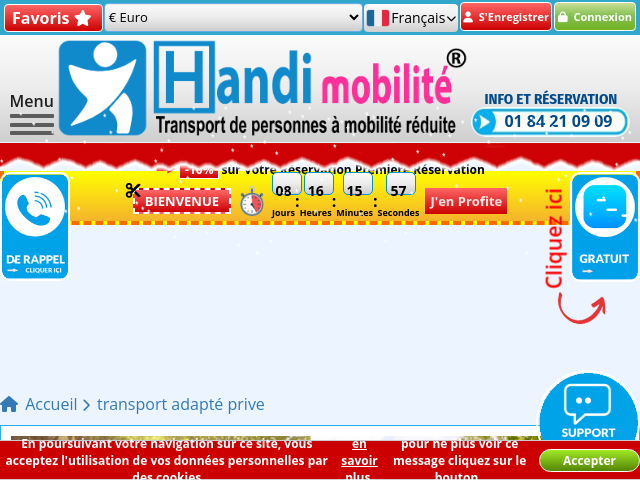 Capture d'écran de Transport Handicapé et Personnes Âgées