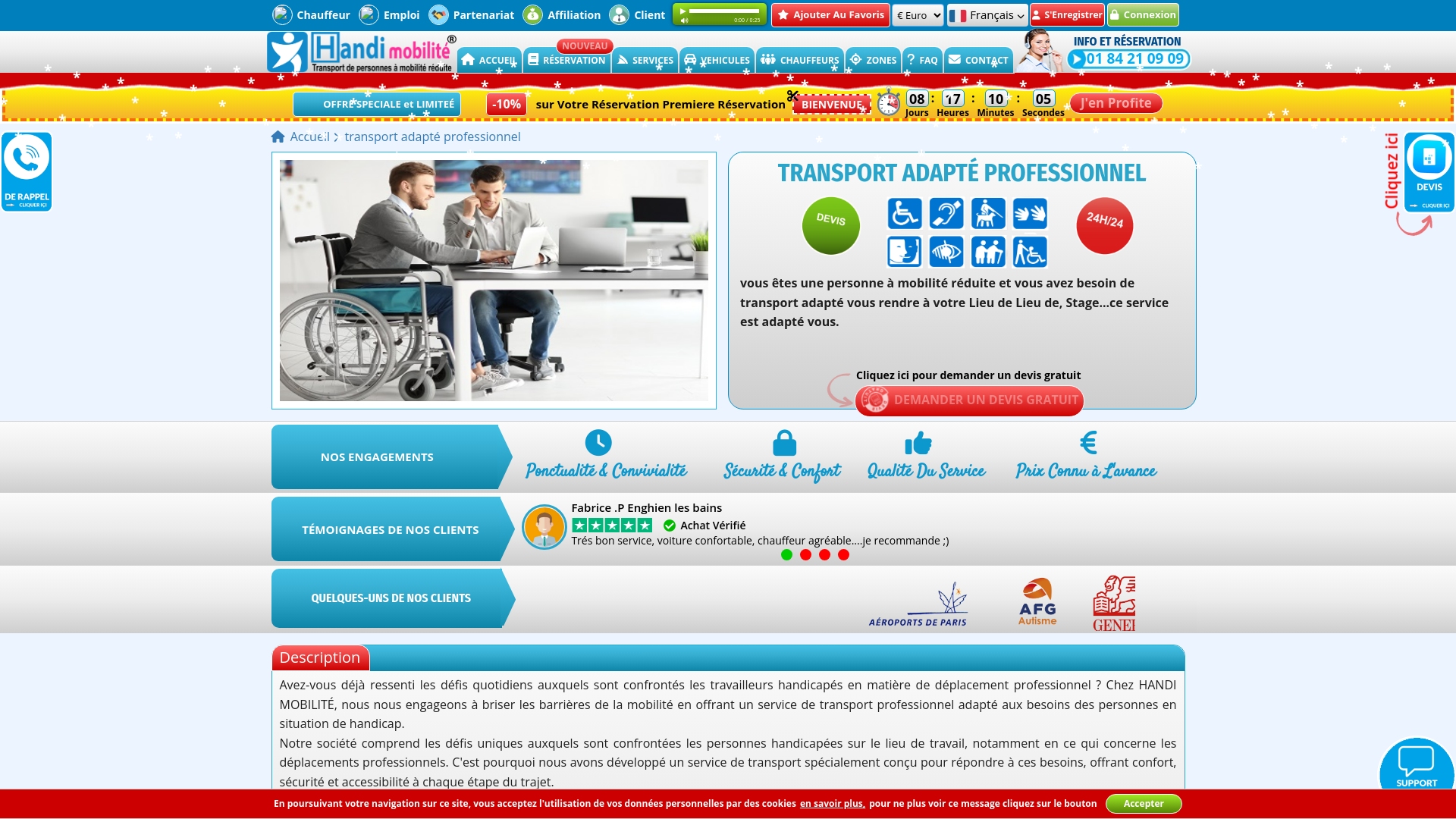 Transport Handicapé et Personnes Âgées