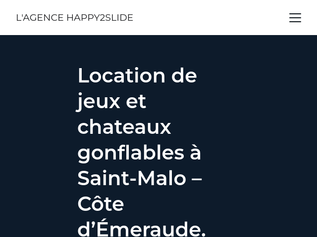 Location jeux gonflables Saint-Malo en Ille-et-Vilaine