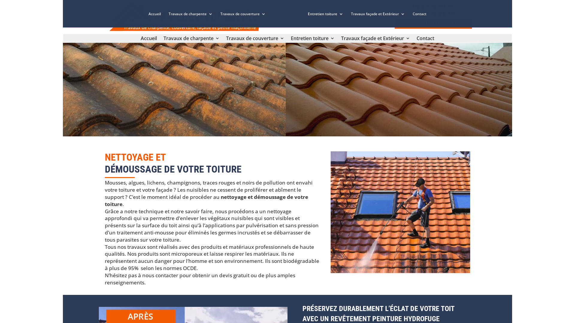 Capture d'écran de HAR COUVREUR SARTHE