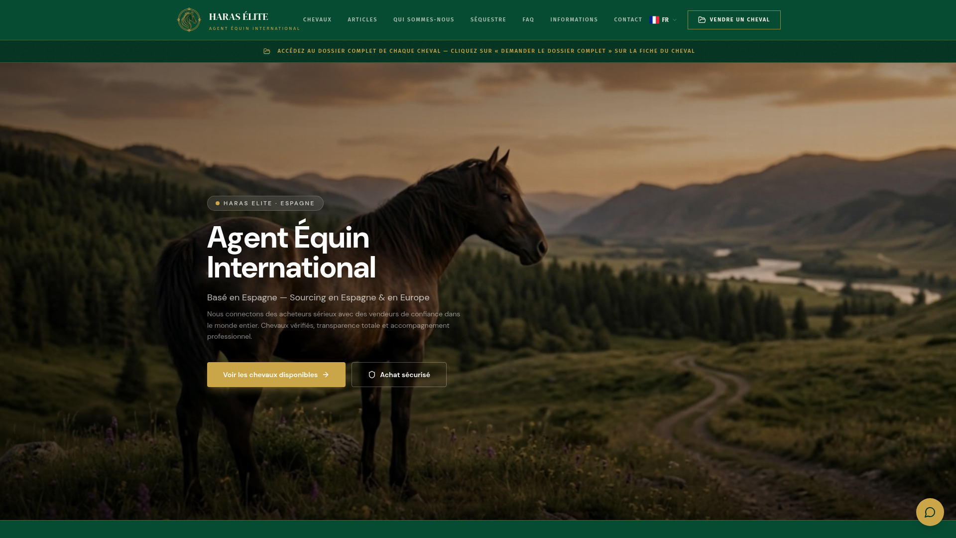 Haras Elite - Agente Equestre | Cavalos de Desporto Elite