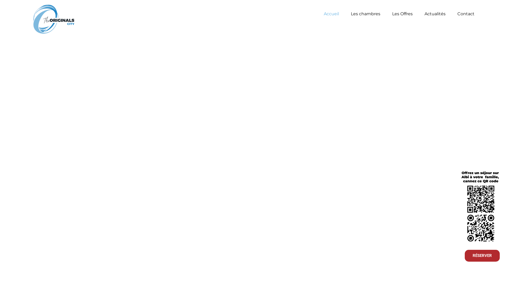 Capture d'écran de Hotels 3 étoiles The Originals city, rive droite Albi