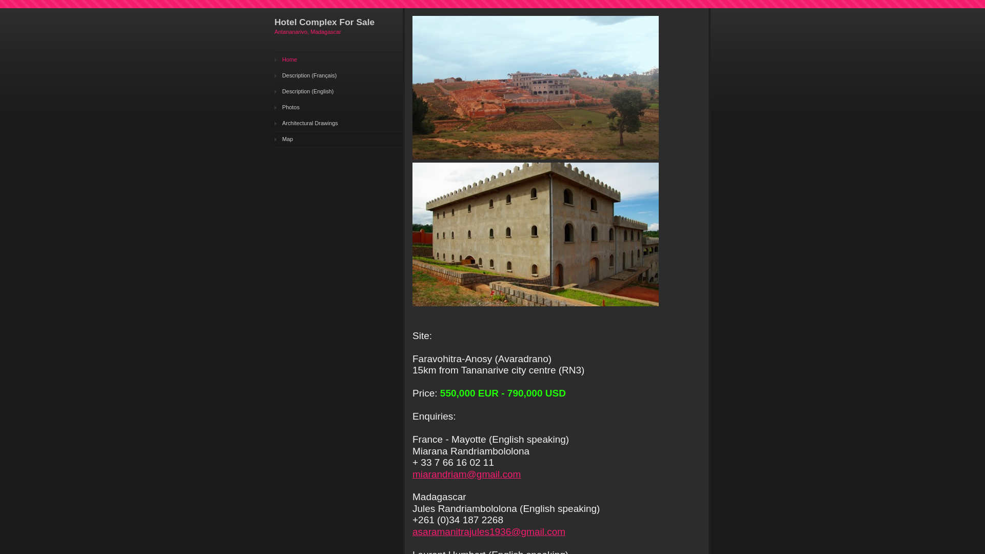 Capture d'écran de Complexe hotelier à vendre à Madagascar