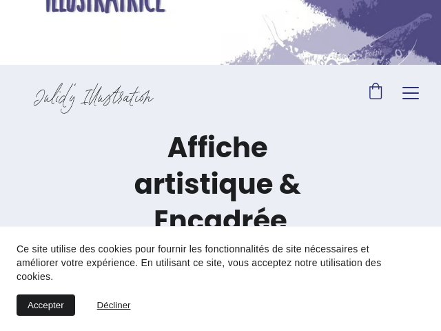 Boutique affiches illustr&eacute;es Gaillac