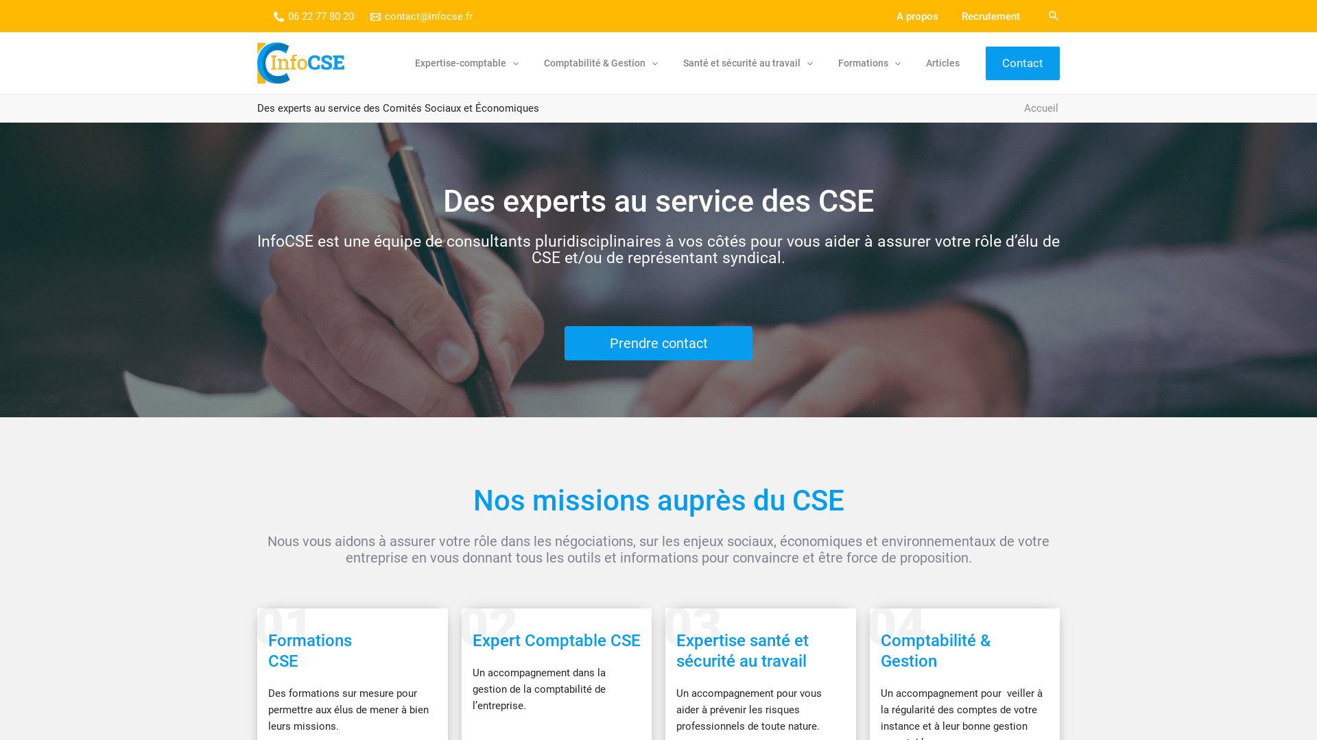 Capture d'écran de L'expertise du CSE